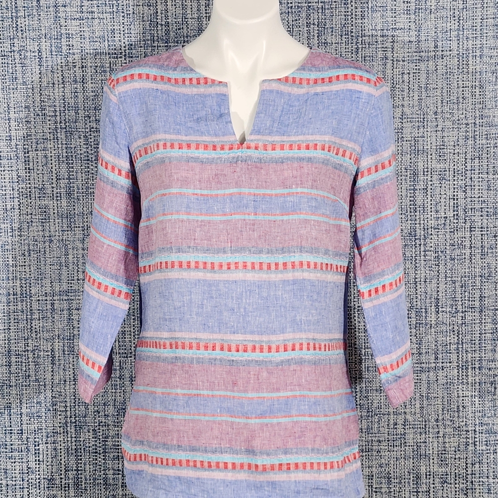 Tommy Bahama Multicolor Striped Tunic